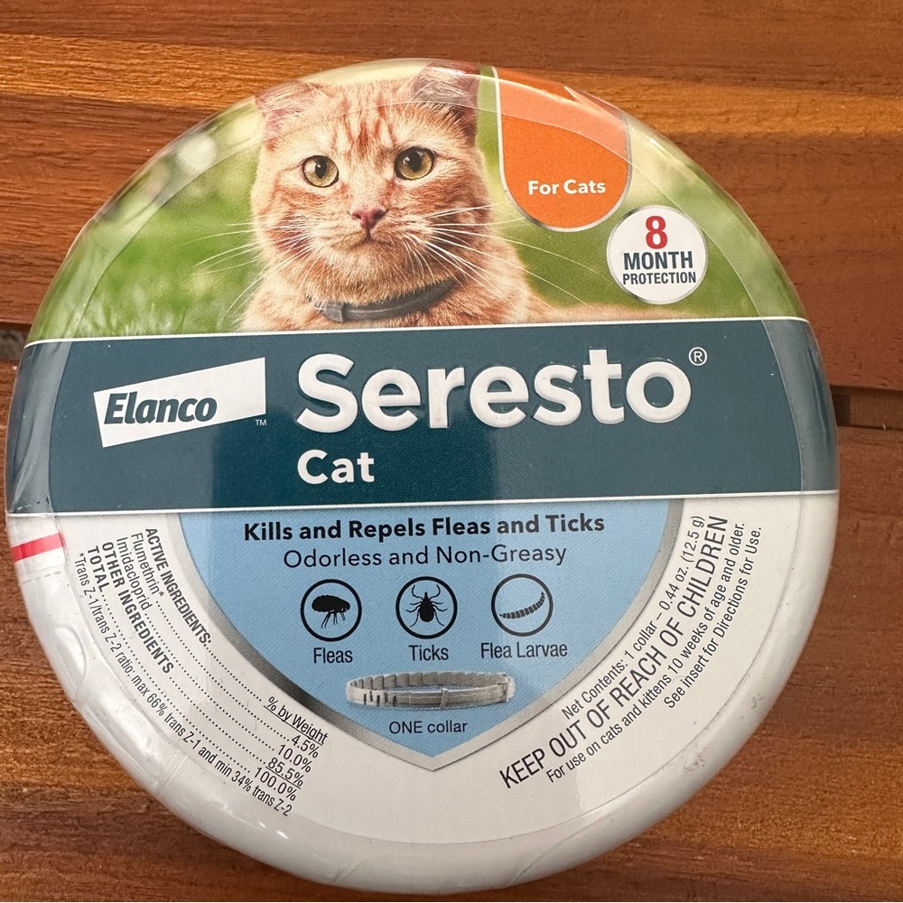 Seresto Flea & Tick Control Prevention 8-Month Protection Authenticated